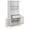 Beliani PARLIN - Vitrinekast - Wit - Hout