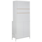 Beliani PARLIN - Vitrinekast - Wit - Hout