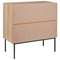 Beliani PASCO - Dressoir 3-lades - Lichte houtkleur - Rotan