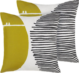 Beliani PELAGO - Tuinkussen set van 2 - Multicolor - Kunststof