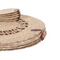 Beliani PEPPERBERRY - Set van 12 placemats en onderzetters - Natuurlijk - Jute