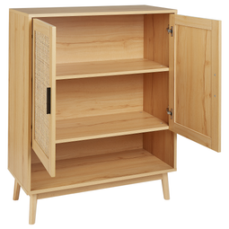 Beliani PEROTE - Dressoir - Lichte houtkleur - Rotan