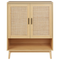 Beliani PEROTE - Dressoir - Lichte houtkleur - Rotan