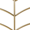 Beliani PESCIA - Kamerscherm - Goud - Metaal