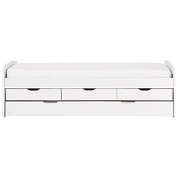 Beliani PETIVILLE - Onderschuifbed - Wit - 90 x 200 cm - Hout