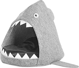 Beliani PIRANHA - Dierenbed - Grijs - Vilt