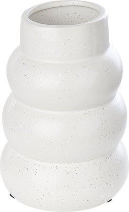 Beliani PIREAS - Bloemenvaas - Wit - Steengoed
