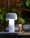 Beliani POMBEIRO - Tafellamp - Lichtblauw - Aluminium/IJzer