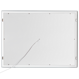 Beliani PRENOIS - Badkamerspiegel met LED - Zilver - Aluminium