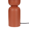 Beliani PRESIDIO - Tafellamp - Rood - Palmblad