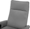 Beliani PRIME - TV-fauteuil - Grijs - Kunstleer