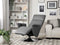 Beliani PRIME - TV-fauteuil - Grijs - Kunstleer