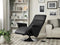Beliani PRIME - TV-fauteuil - Zwart - Kunstleer