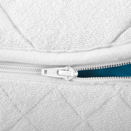 Beliani PURE - Waterbedovertrek - Wit - Katoen