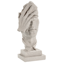 Beliani PUUMALA - Decoratiefiguur - Grijs - Hars