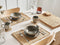 Beliani QUANDONG - Set van 12 placemats en onderzetters - Natuurlijk - Jute