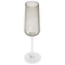 Beliani QUARTZ - Champagne glazen set van 4 - Grijs - Glas