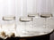 Beliani QUARTZ - Champagnecoupe set van 4 - Grijs - Glas