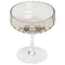Beliani QUARTZ - Champagnecoupe set van 4 - Grijs - Glas