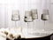 Beliani QUARTZ - Wijnglazen set van 4 - Grijs - Glas