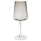 Beliani QUARTZ - Wijnglazen set van 4 - Grijs - Glas