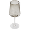 Beliani QUARTZ - Wijnglazen set van 4 - Grijs - Glas