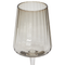 Beliani QUARTZ - Wijnglazen set van 4 - Grijs - Glas