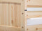 Beliani Radon - Stapelbed - Licht houtkleur - Hout