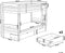 Beliani RADON - Stapelbed - Wit - Dennenhout