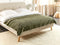 Beliani RAKYA - Bedsprei - Groen - 150 x 200 cm - Nepbont