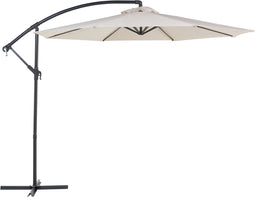 Beliani RAVENNA - Zweefparasol - Beige - Kunststof