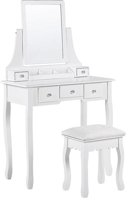 Beliani RAYON - Kaptafel - Wit - MDF