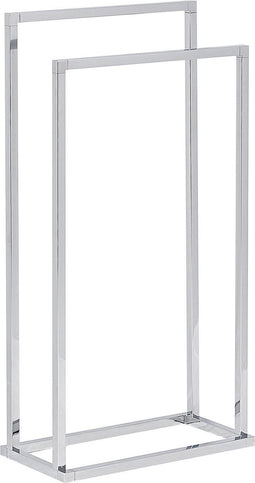 Beliani RECREO - Handdoekrek - Zilver - Staal