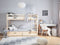 Beliani REGAT - Stapelbed - Lichte houtkleur - 90 x 200 cm - Dennenhout