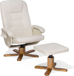 Beliani RELAXPRO - Fauteuil - Beige - Kunstleer