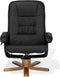 Beliani RELAXPRO - Fauteuil - Zwart - Kunstleer