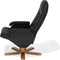 Beliani RELAXPRO - Fauteuil - Zwart - Kunstleer