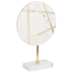 Beliani RETHIMNO - Decoratie figuur - Wit - Marmer