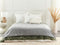 Beliani RHEA - Verzwaringsdeken hoes - Grijs - 135 x 200 cm - Polyester