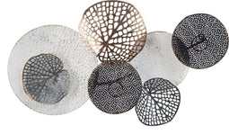 Beliani RHODIUM - Wanddecoratie - Zwart - Metaal