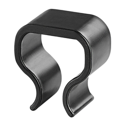 Beliani RIETI - Verbindingsklemmen (6 stuks) - Zwart - Synthetisch materiaal