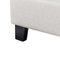 Beliani ROANNE - Eenpersoonsbed - Lichtgrijs - 90 x 200 cm - Polyester