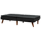 Beliani RONNE - Slaapbank 3-zits - Zwart - Polyester