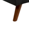 Beliani RONNE - Slaapbank 3-zits - Zwart - Polyester