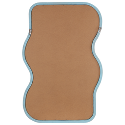 Beliani RONNET - Wandspiegel - Blauw - 58 x 90 cm - Paulowna hout