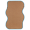 Beliani RONNET - Wandspiegel - Blauw - 58 x 90 cm - Paulowna hout