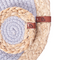 Beliani ROSELLA - Set 12 placemats en onderzetters - Grijs/Natuurlijk - Jute