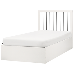 Beliani ROUVILLERS - Eenpersoonsbed - Wit - 90 x 200 cm - MDF