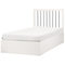Beliani ROUVILLERS - Eenpersoonsbed - Wit - 90 x 200 cm - MDF