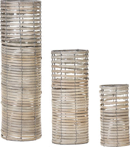 Beliani ROVARE - Kandelaar - Lichte houtkleur - Populierhout